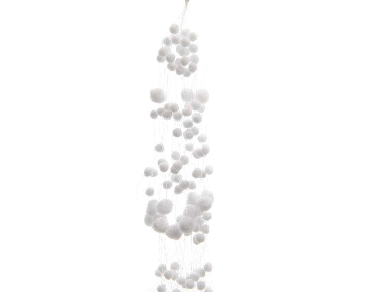 Guirlande effet chute de neige en polyester L.135 cm