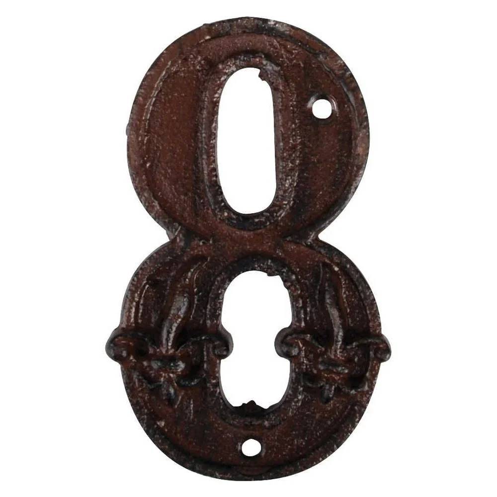 Esschert Design - Numéro de Maison Fonte Rouille Modèle 8 - Image 5