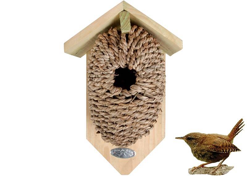 Best For Birds - Nichoir avec poche en jonc de mer - L15.2 x l10.2 x H26.2 cm - Image 2