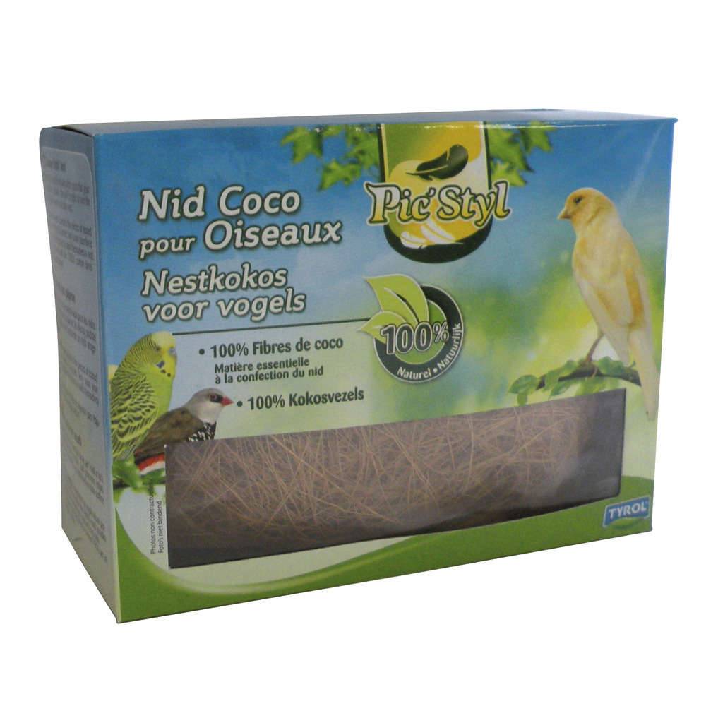 Tyrol - Nid Fibres Coco Oiseaux 50 GR Tyrol - L.15 x l.7 x H.11,5 cm - Image 2