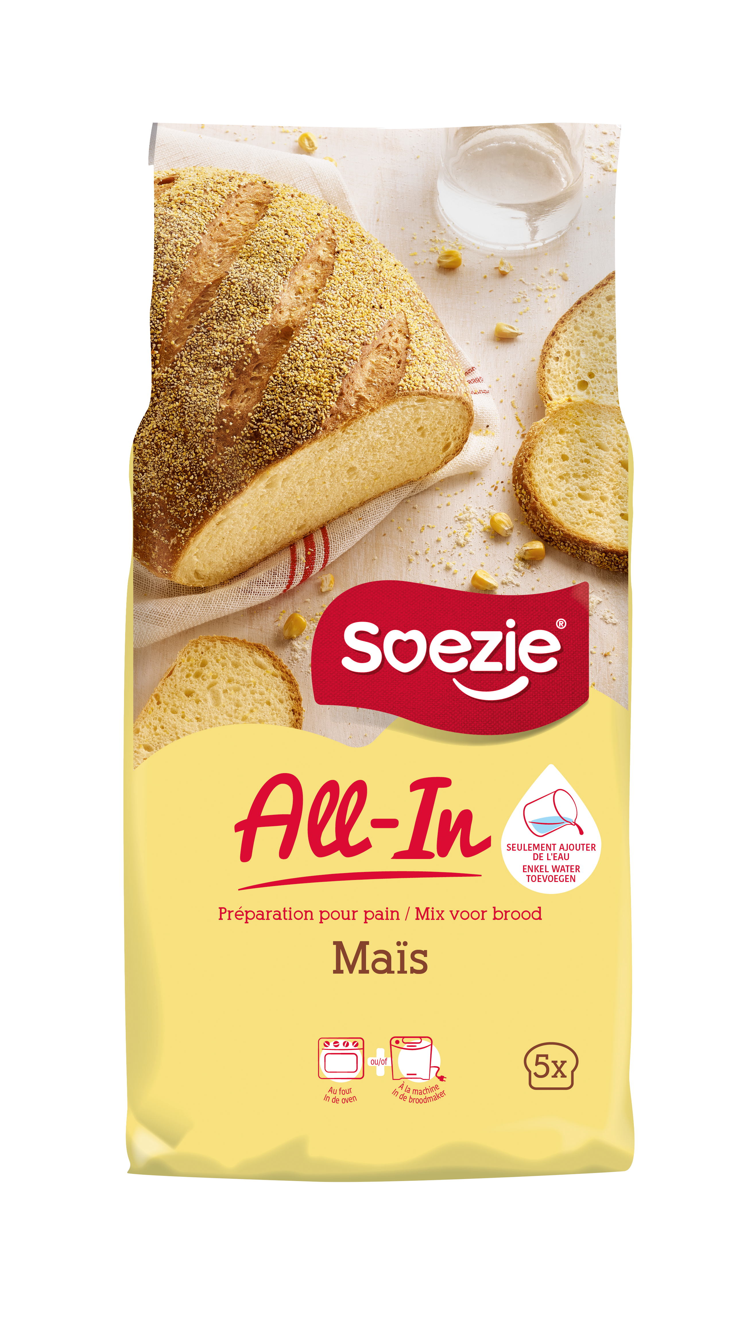 Soezie - Préparation All-In pain au maïs 2,5 kg  - Soezie