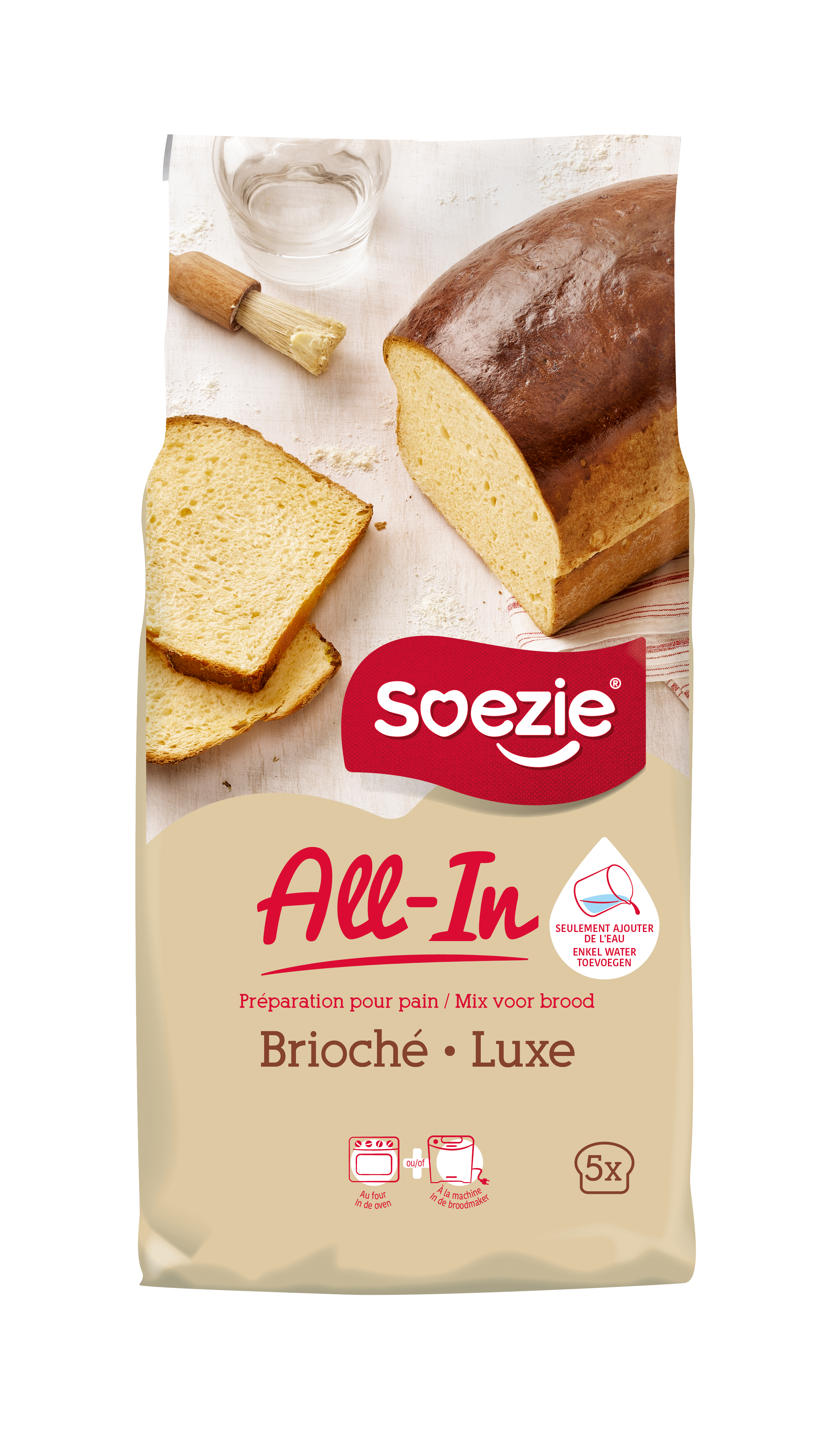 Soezie - Préparation All-In pains briochés 2,5 kg - Soezie - Image 1
