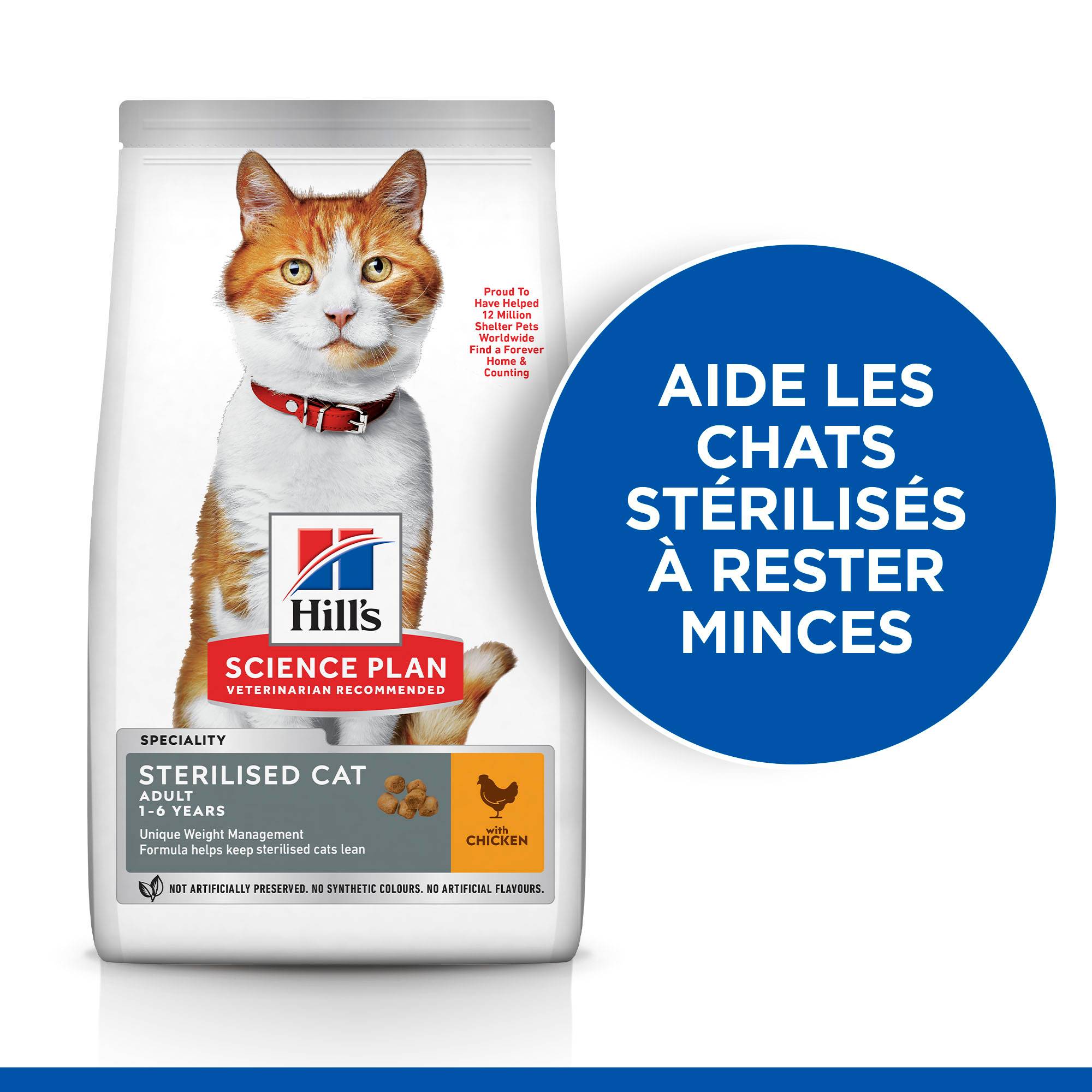 Science plan - Croquettes Chat Adulte Stérilisé Poulet - HILL'S - Image 2