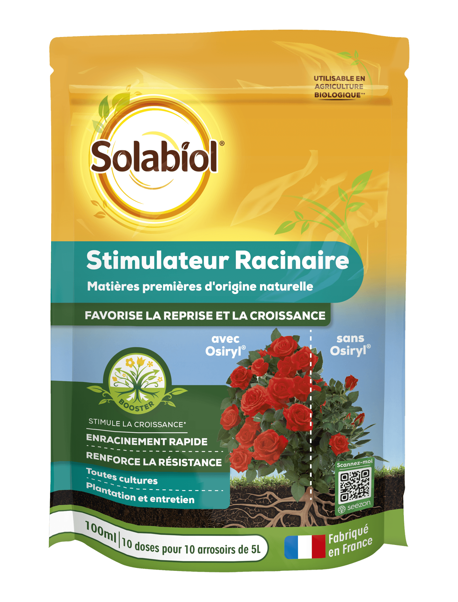 Solabiol - Stimulateur racinaire Osiryl 100 ml SOLABIOL - Image 1