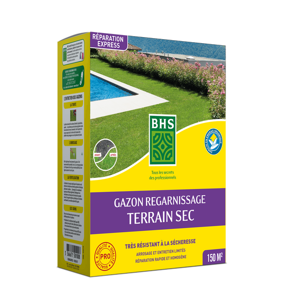 Gazon Regarnissage Terrain Sec Avec Engrais – SEMENCES - Image 1