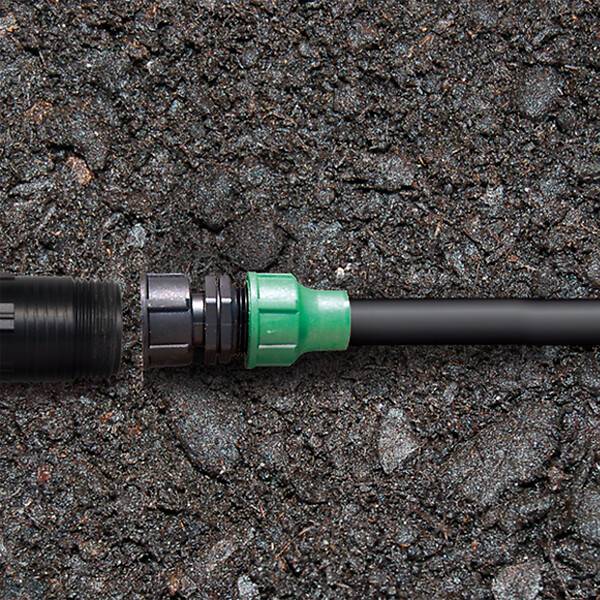 Jardibric - Raccord Tuyau Polypropylène Noir Vert Ø 16 mm Femelle 20x27 - JARDIBRIC - Image 3