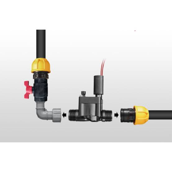 Hunter - Electrovanne 24 V Plastique Mâle/Mâle 26x34 HUNTER - Image 1
