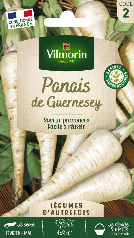 Vilmorin - Panais de Guernesey série 2 sachet graines 9 g - Vilmorin - Image 1