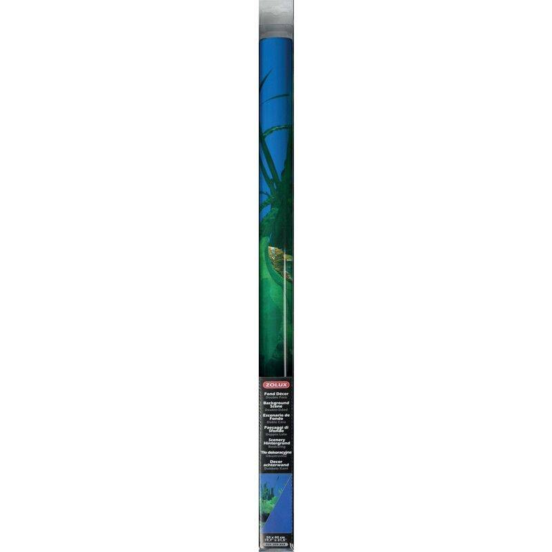 Zolux - Poster fond decor découpe roche/bleu H50 L80 - ZOLUX - Image 1