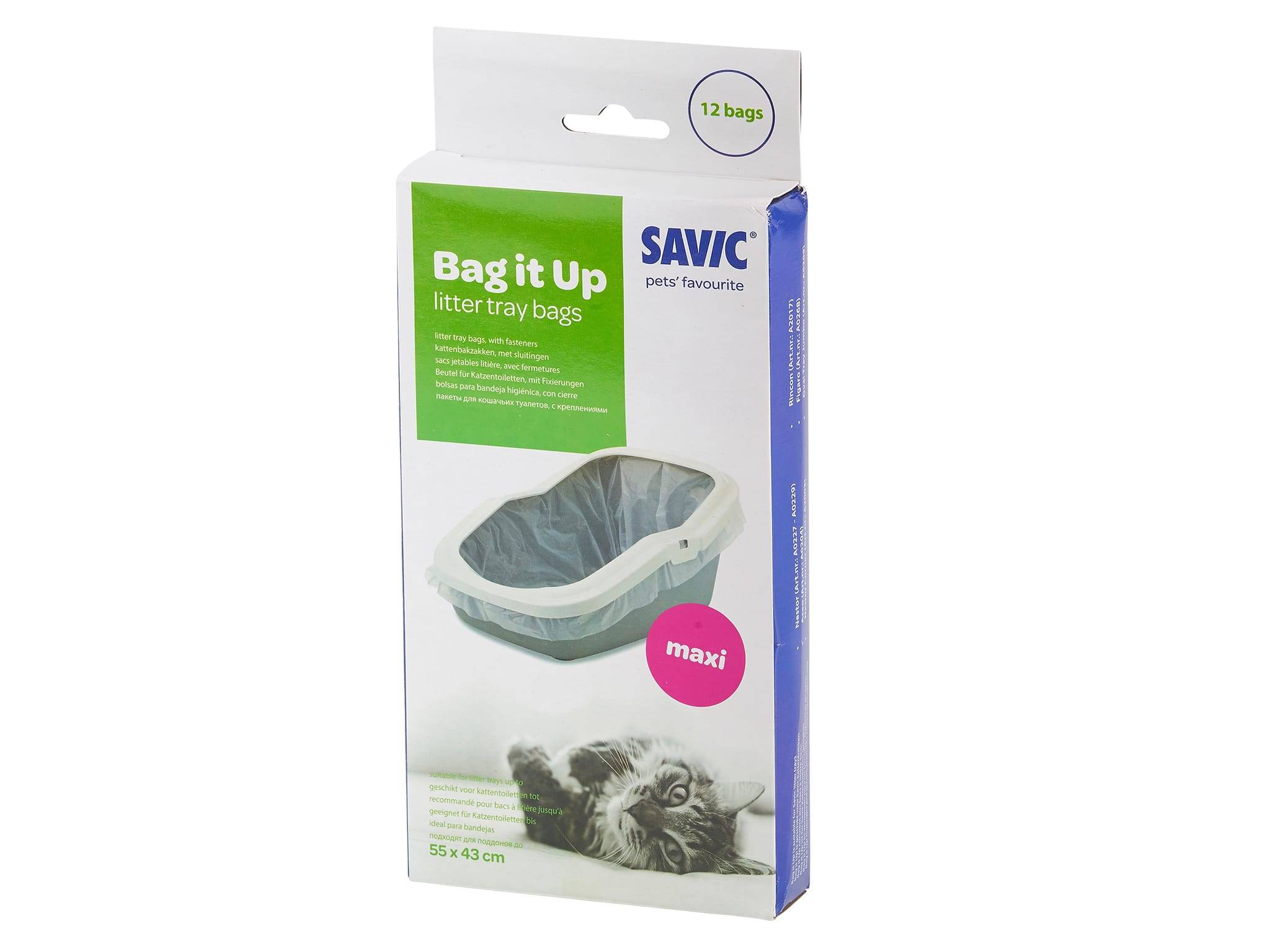 Savic - Sacs jetables litière plastique L.55 cm l.43 cm - SAVIC - Image 1