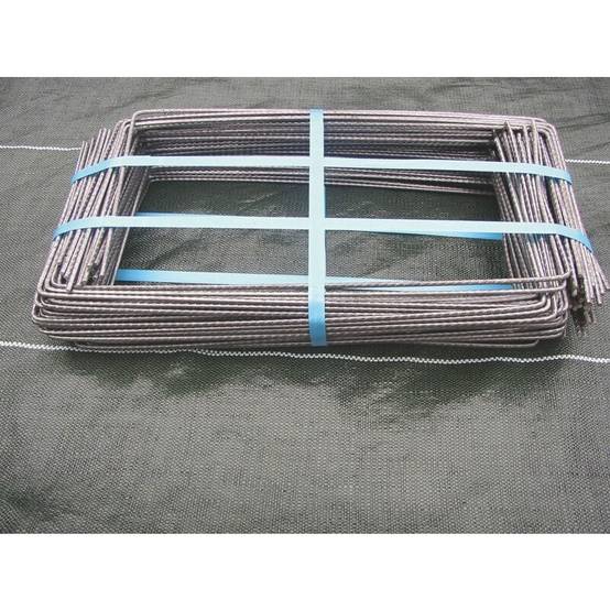 Nortène - 100 agrafes de fixation Fixsol XL en acier gris - Image 3