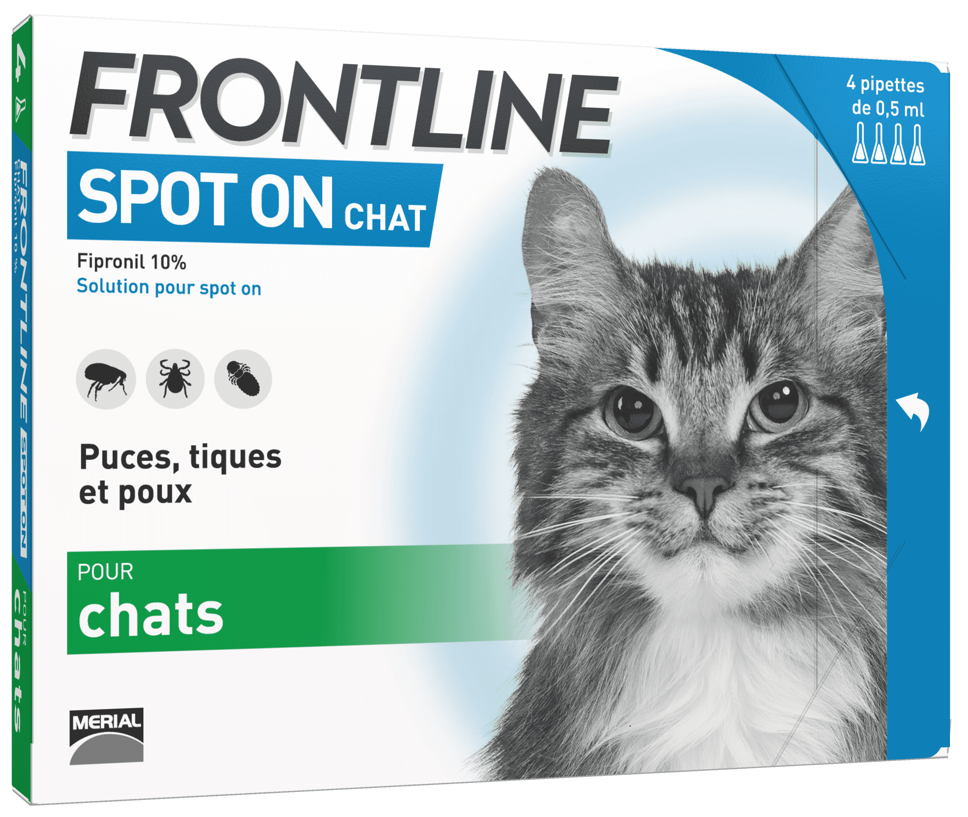 Frontline - Monopipette Spot On chien XL - 40-60kg - 4,02ml