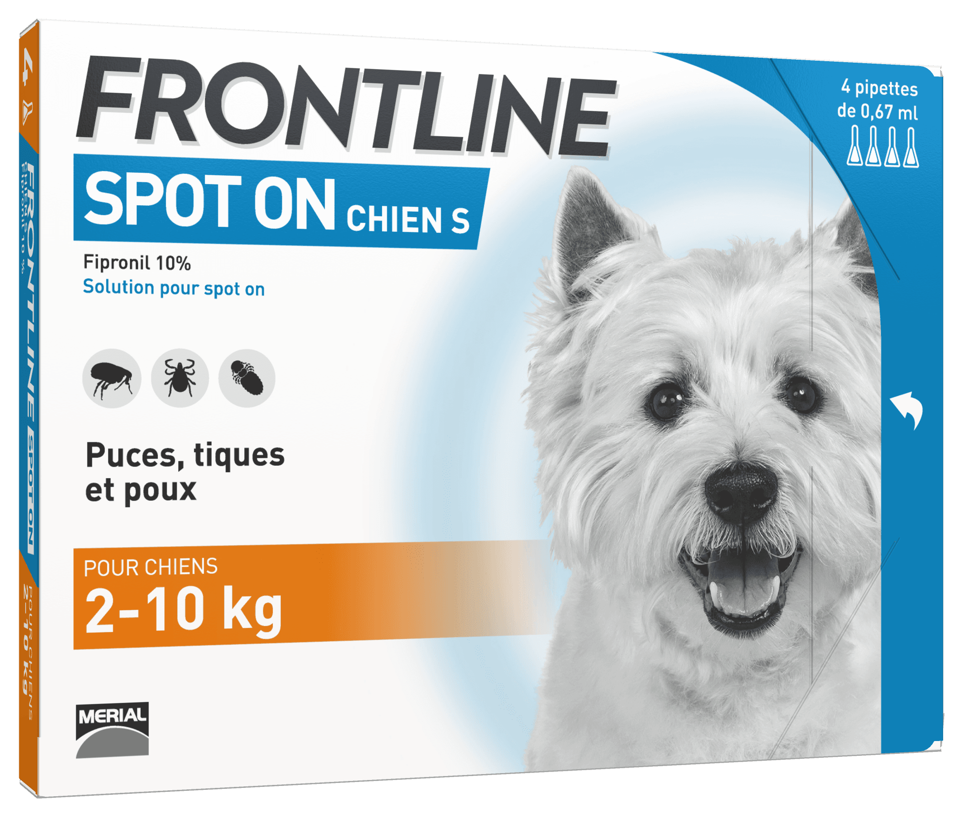 Frontline - Frontline Pipettes Cn 2-10Kg 4X0,67Ml