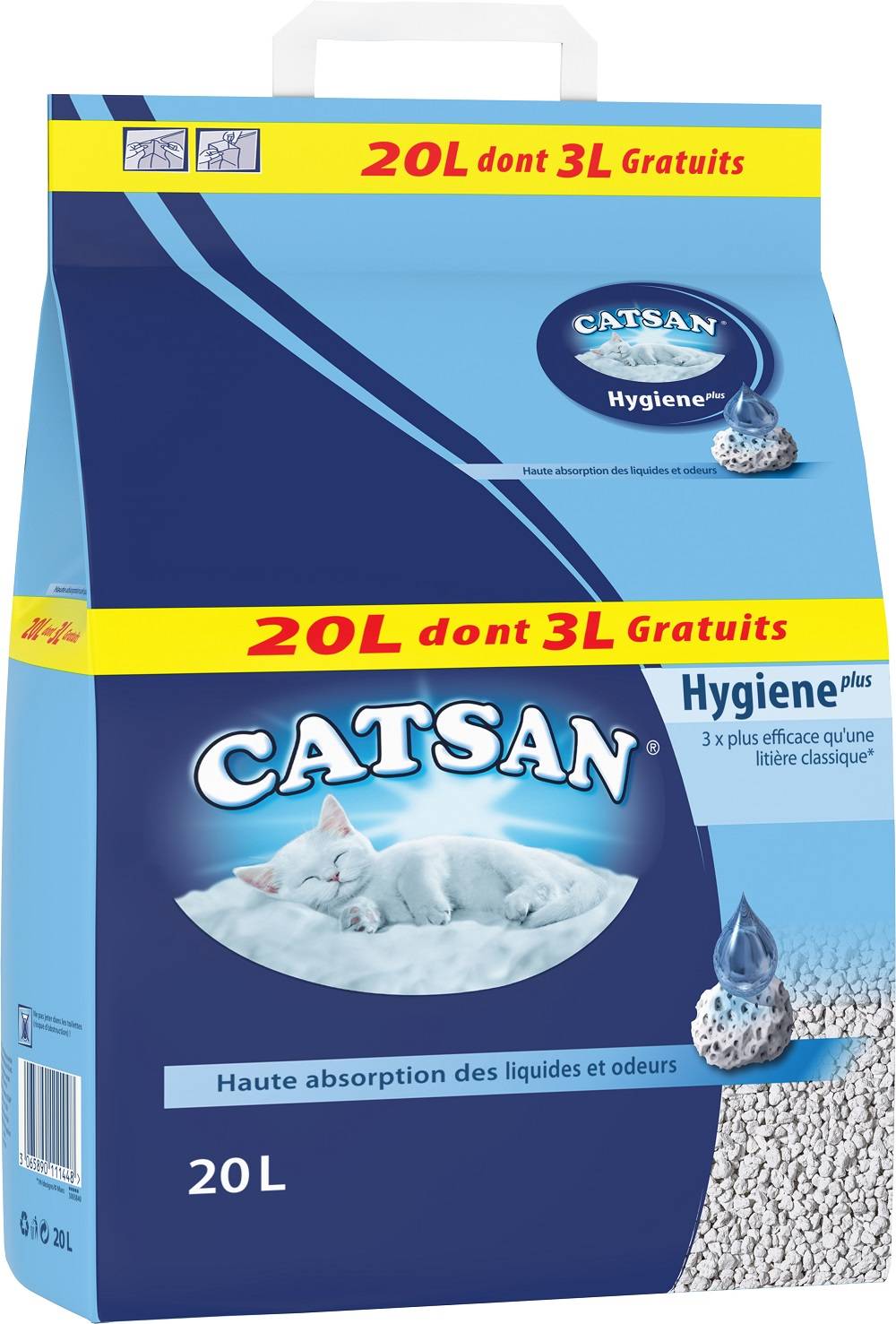 Litière Pour chat Hygiène Plus – Catsan