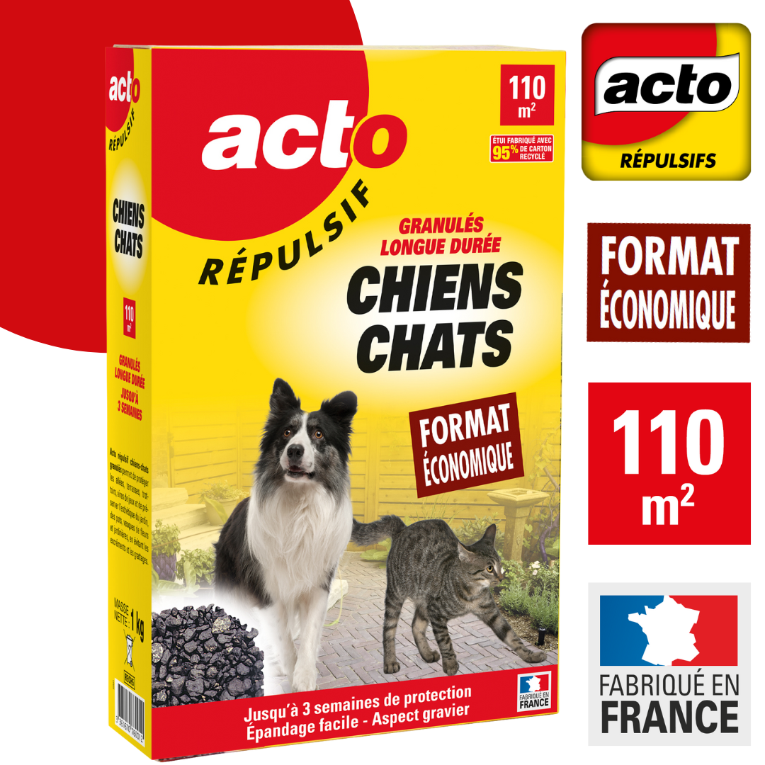 Granulés répulsifs chiens-chats Répulsif 1 Kg - RETRO - Image 1