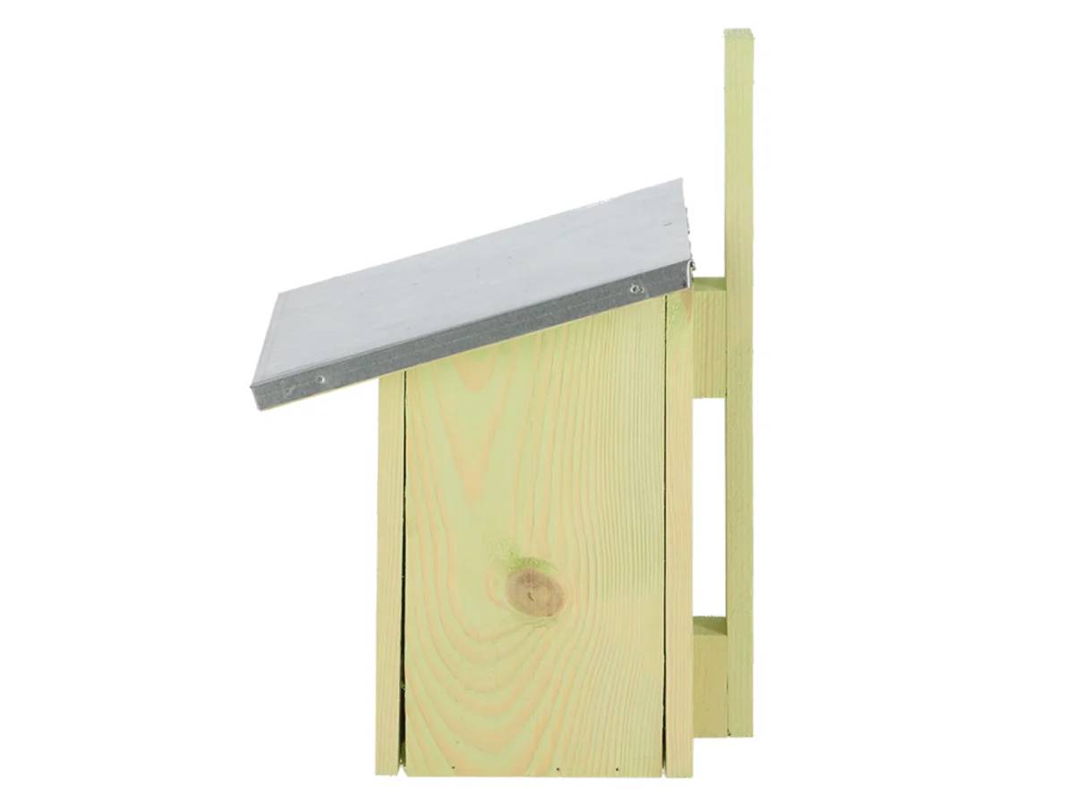 Nichoir miroir oiseaux bois zinc 21x16x32,5 cm - ESSCHERT DESIGN - Image 5