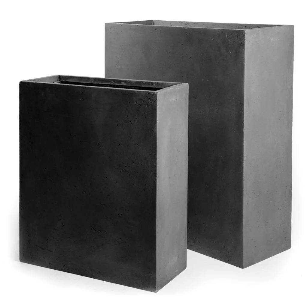 Mure et en fibre de terre H92cm Anthracite Mega  - Image 1