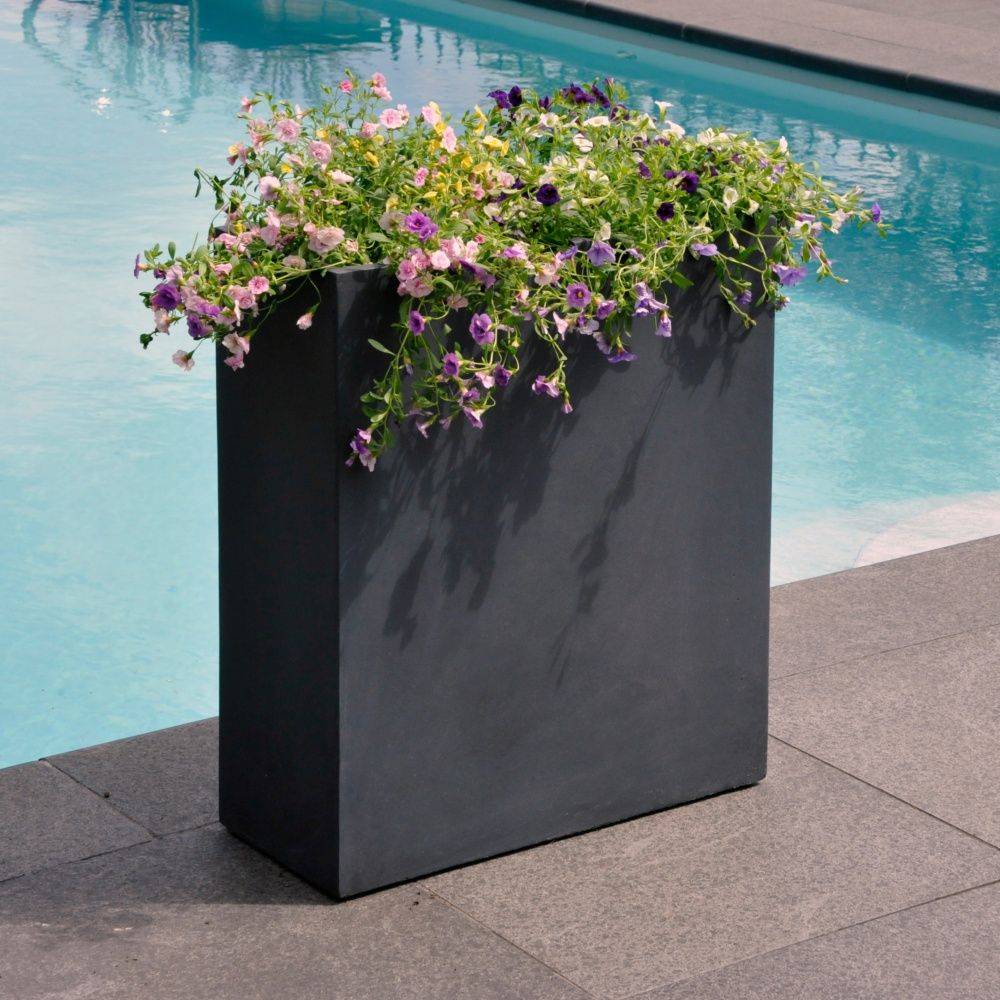 Mure et en fibre de terre H92cm Anthracite Mega  - Image 3