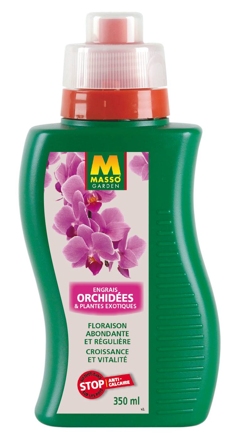 Engrais Orchidées et Plantes Exotiques 350 ml - MASSÓ GARDEN - Image 1
