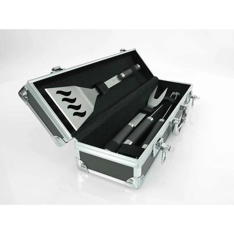 Le Marquier - Mallette 3 ustensiles plancha inox gris - LE MARQUIER - Image 7