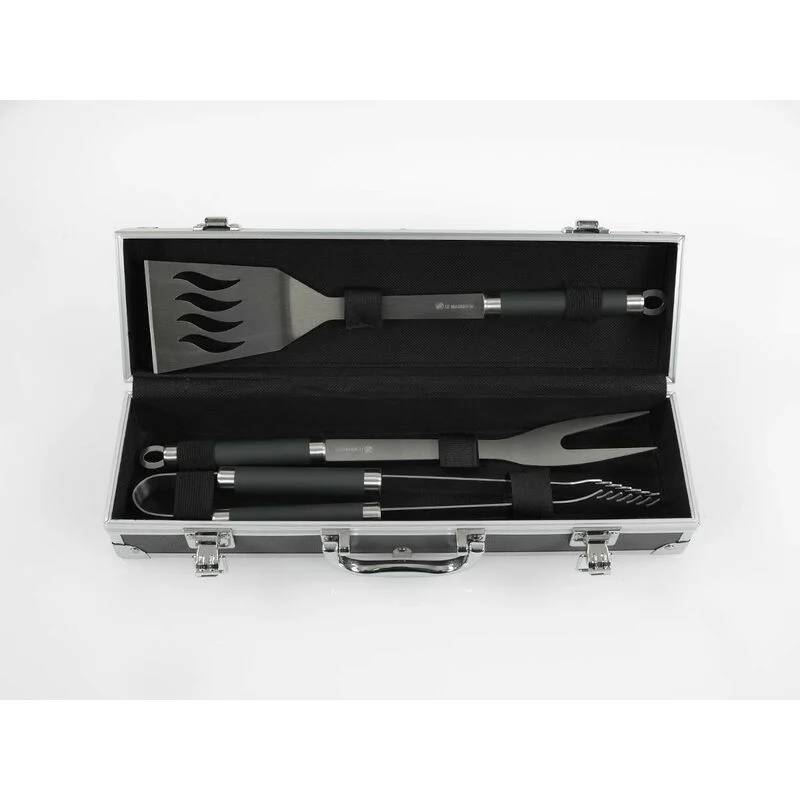 Le Marquier - Mallette 3 ustensiles plancha inox gris - LE MARQUIER - Image 5