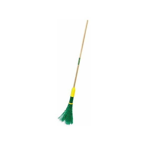 Balai bouleau polymère manche bois - LEBORGNE - Image 2