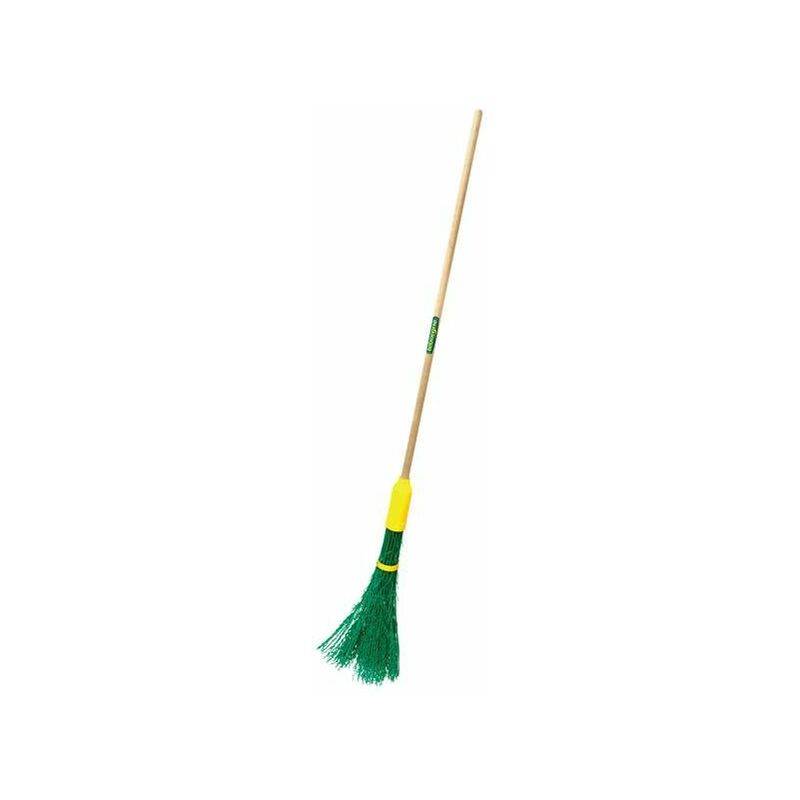 Balai bouleau polymère manche bois - LEBORGNE - Image 2