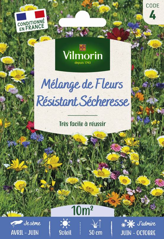 Vilmorin - Mélange résistant sècheresse grand modèle série 4 sachet graines 20 g - Vilmorin - Image 7