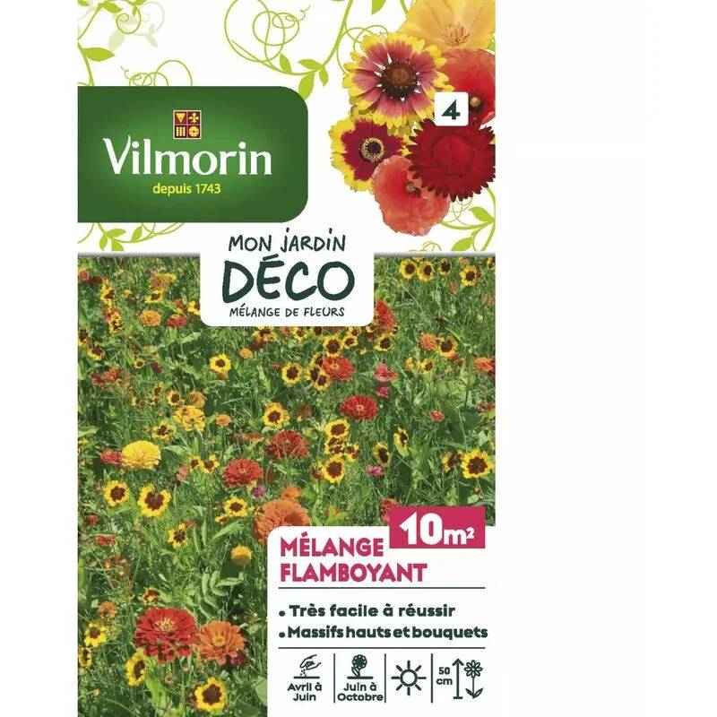 Vilmorin - Mélange flamboyant grand modèle série 4 sachet graines 20 g - Vilmorin - Image 2