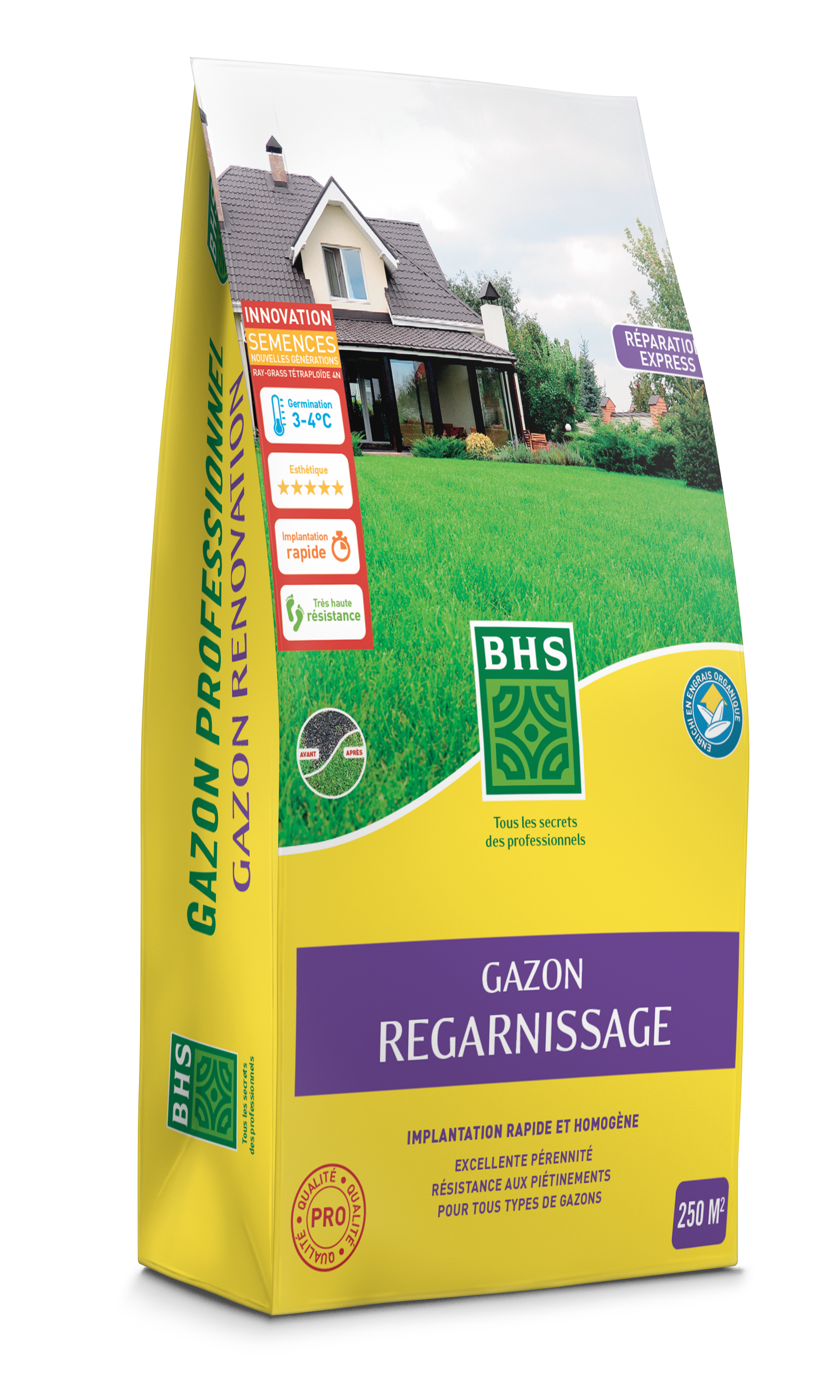 Gazon Regarnissage – SEMENCES GAZON RENOVATION
