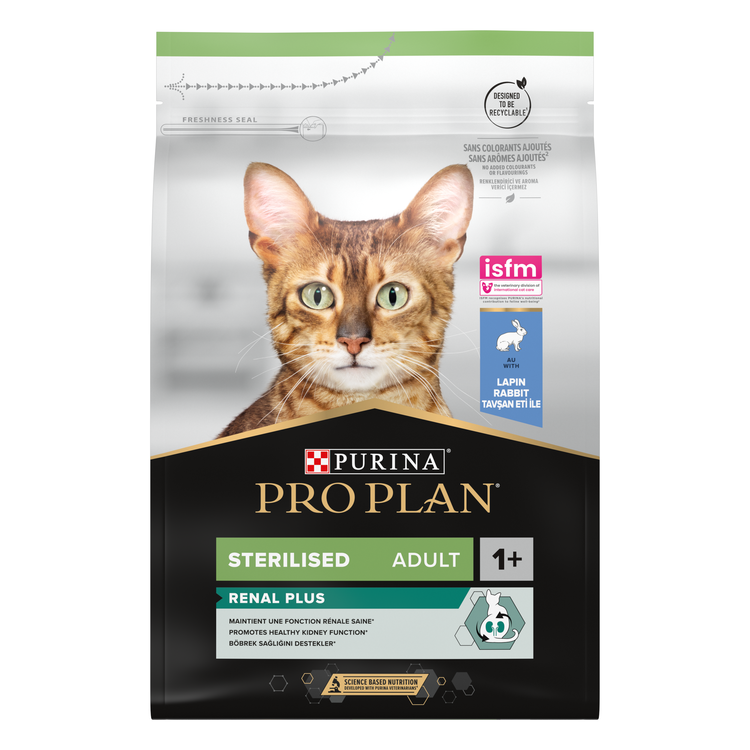 Purina Pro Plan - Croquettes chat Adulte Stérilisé RENAL PLUS Lapin 3kg - PRO PLAN - Image 7