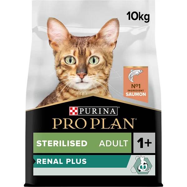 Purina Pro Plan - Croquettes chat Stérilisé Saumon 10 kg - PRO PLAN