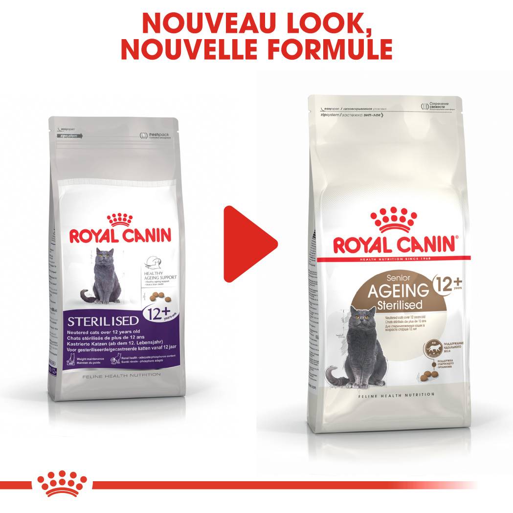 Royal Canin - Royal Canin - Croquettes pour Chat Ageing Sterilised 12+ - 4 kg - Image 2