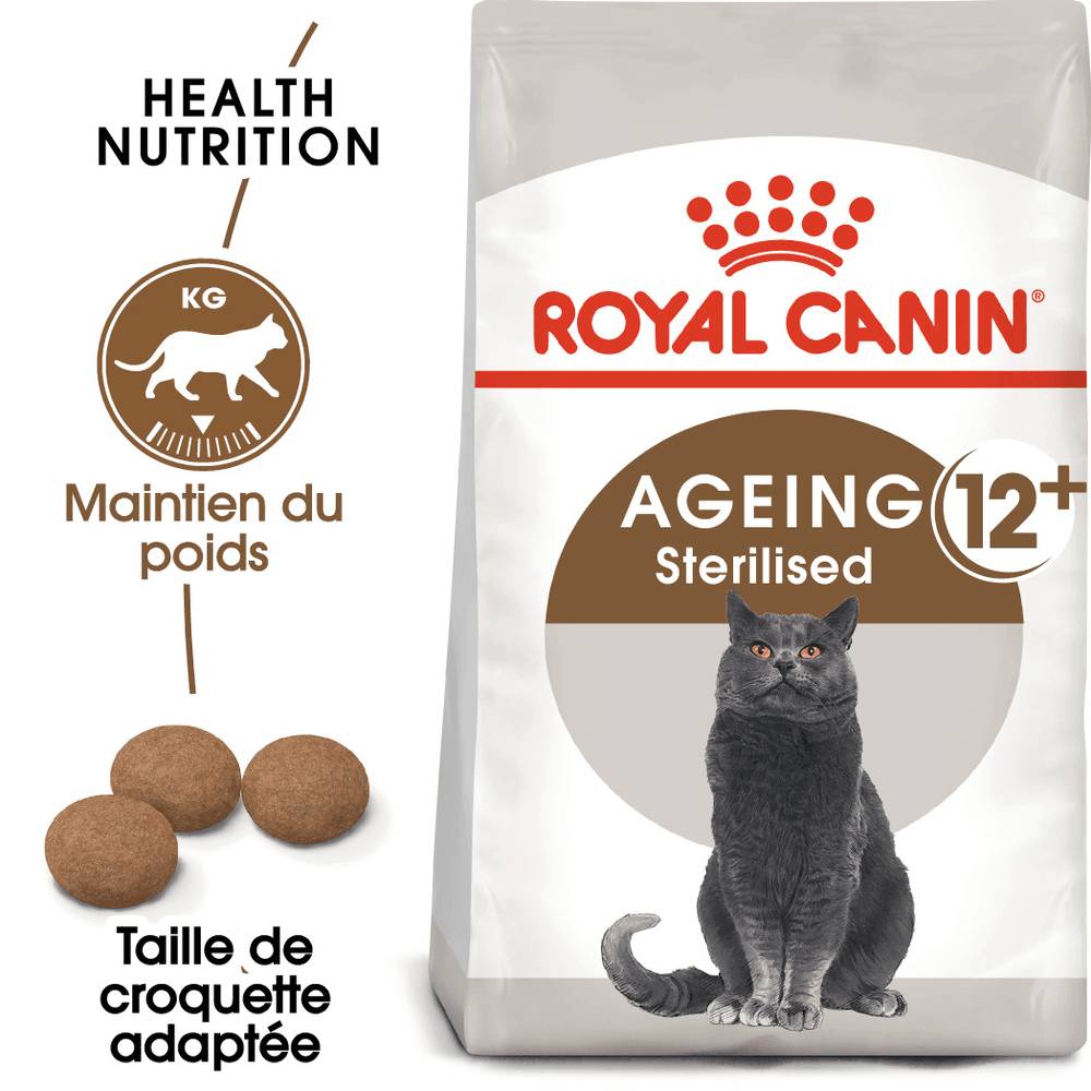 Royal Canin - Royal Canin - Croquettes pour Chat Ageing Sterilised 12+ - 4 kg - Image 16