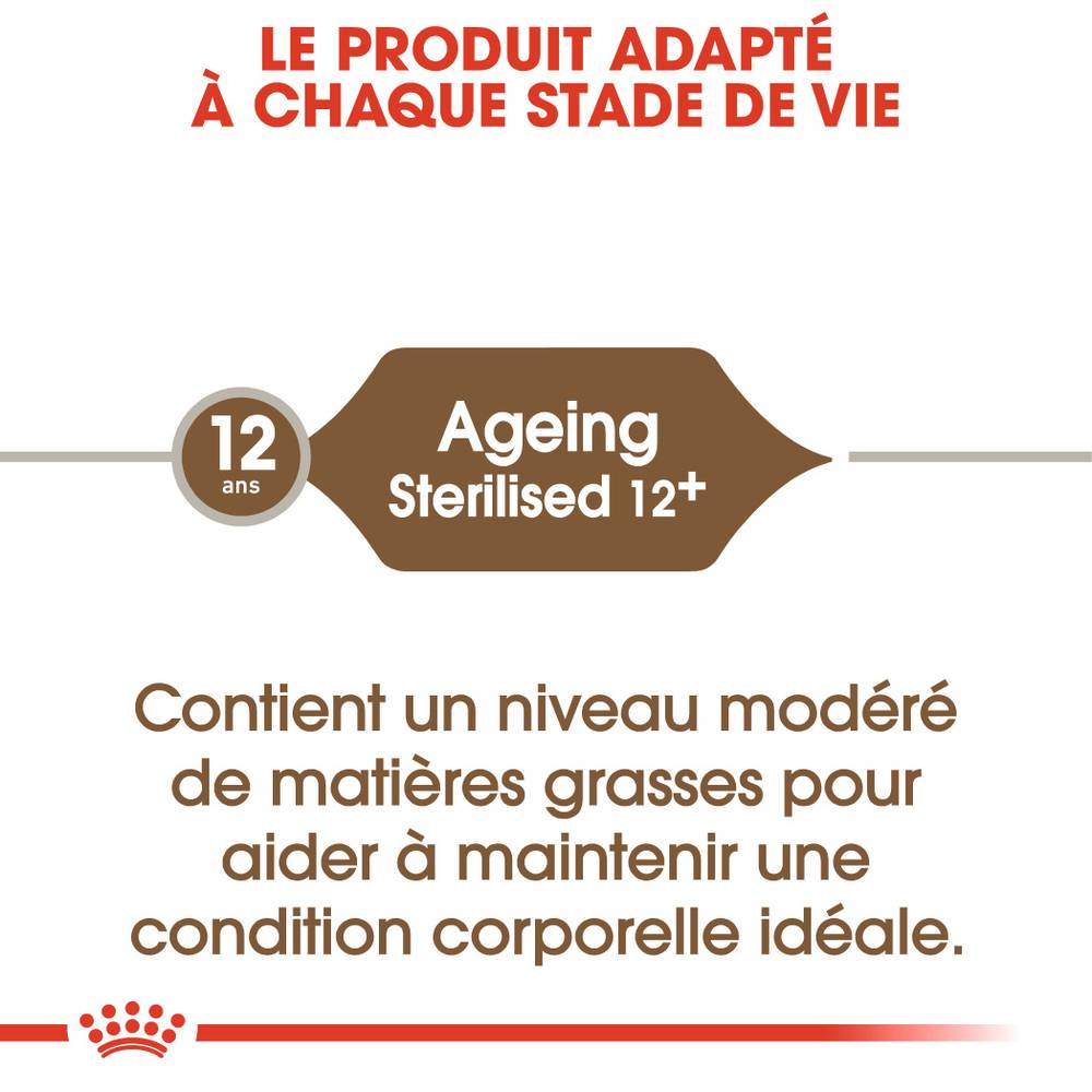 Royal Canin - Royal Canin - Croquettes pour Chat Ageing Sterilised 12+ - 4 kg - Image 13