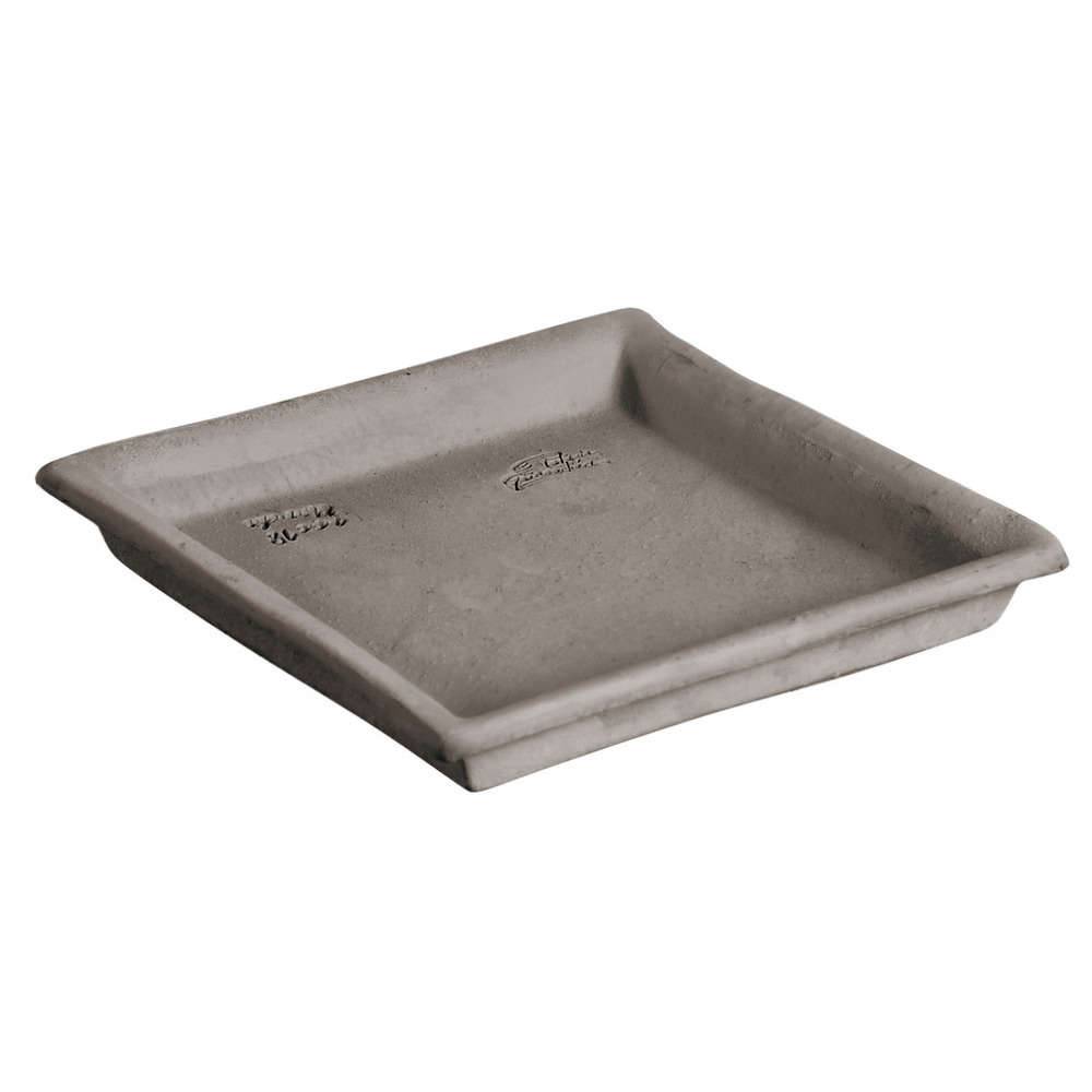 Goicoechea - Soucoupe carrée Terre Cuite Grise – GOICOECHEA - Image 2