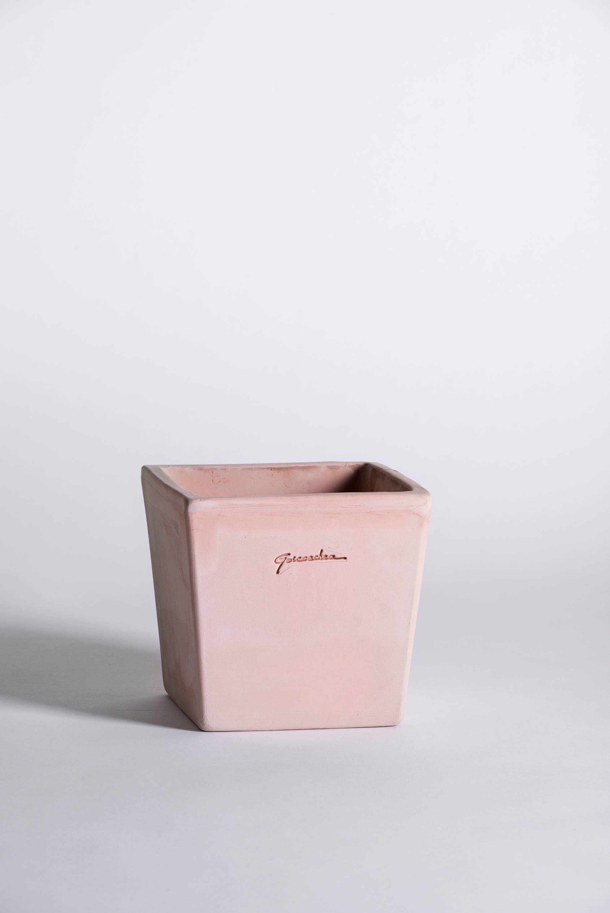Goicoechea - Petit Pot Carré Terre Cuite - GOICOECHEA