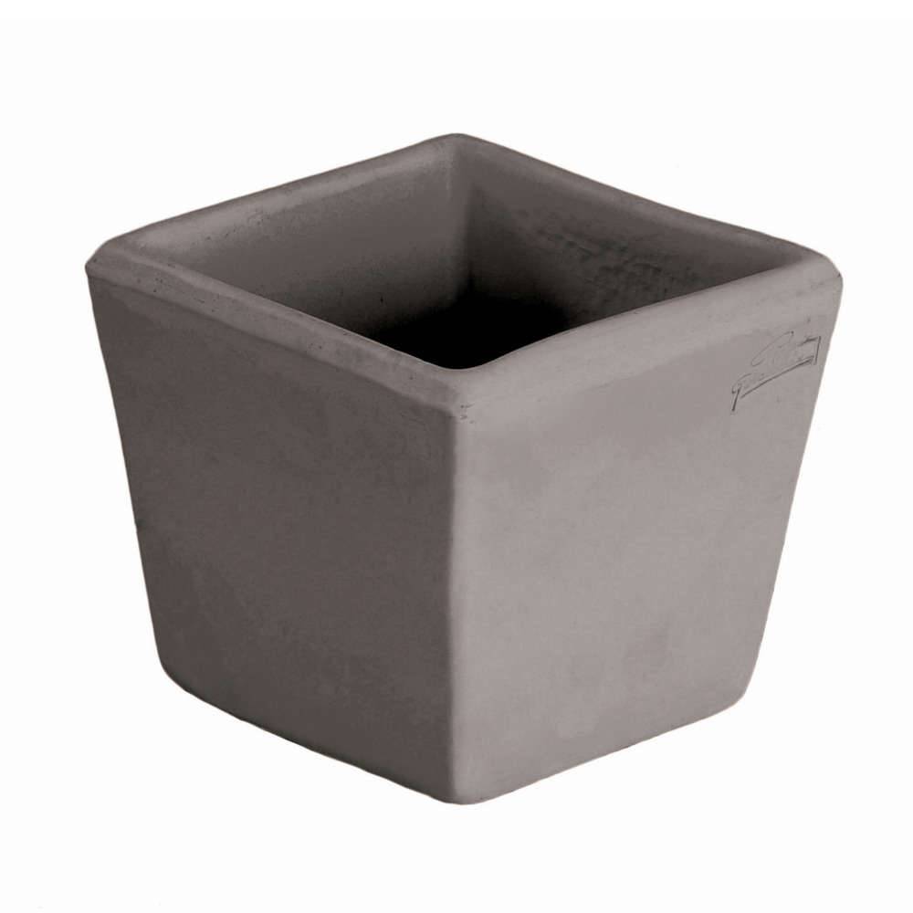 Goicoechea - Pot Carré Terre Cuite Gris - GOICOECHEA - Image 2