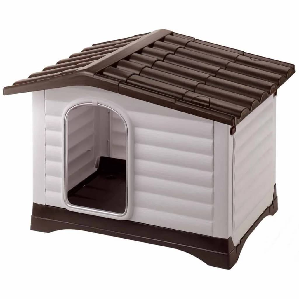Ferplast - Niche pour Chiens Plastique Gris - FERPLAST - Image 4