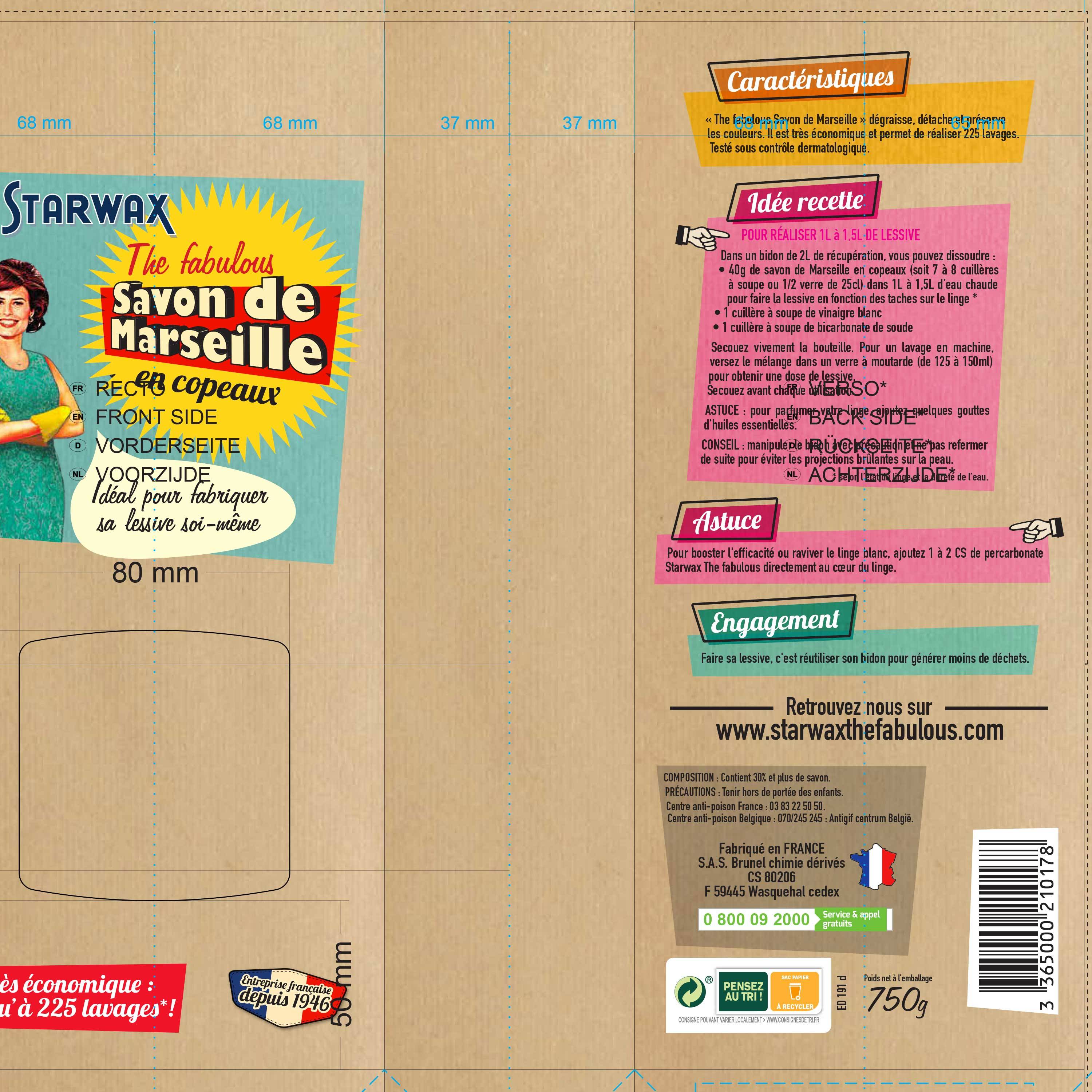 Starwax Fabulous - Savon De Marseille Copeaux - STARWAX FABULOUS - Image 2