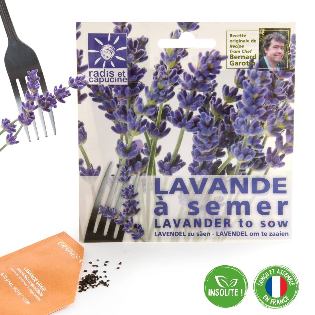 Graines Lavande Fleur Comestible – RADIS ET CAPUCINE - Image 1