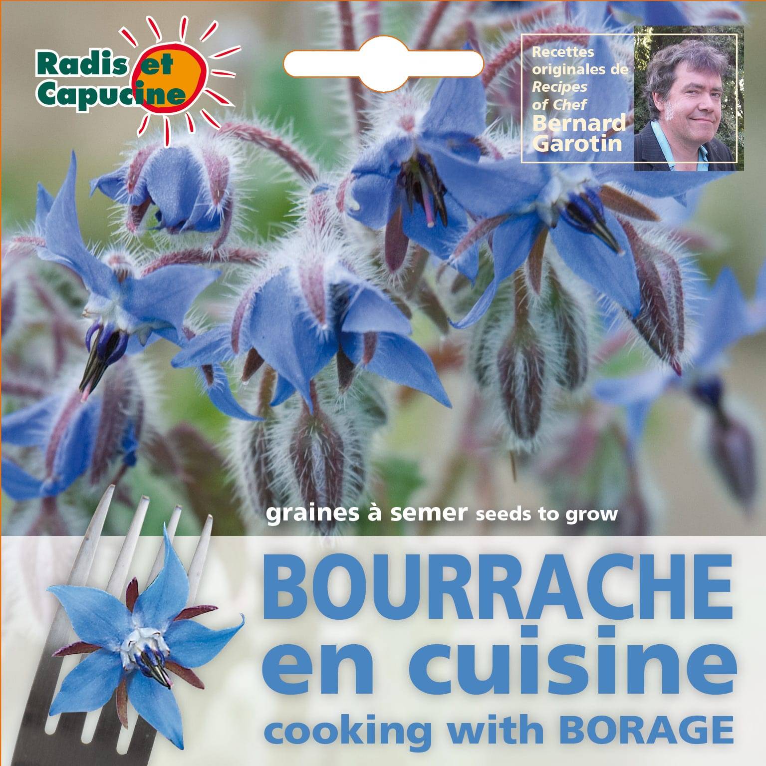 Radis et Capucine - Graines Bourrache Comestible – RADIS ET CAPUCINE - Image 1