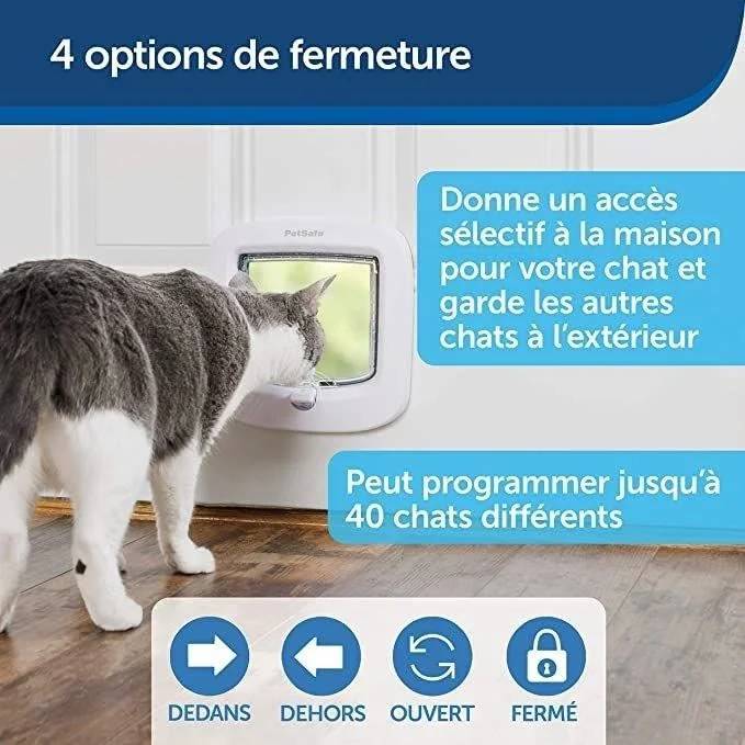 Petsafe - Porte Staywell® magnétique Deluxe 4 positions - Blanc - Image 3