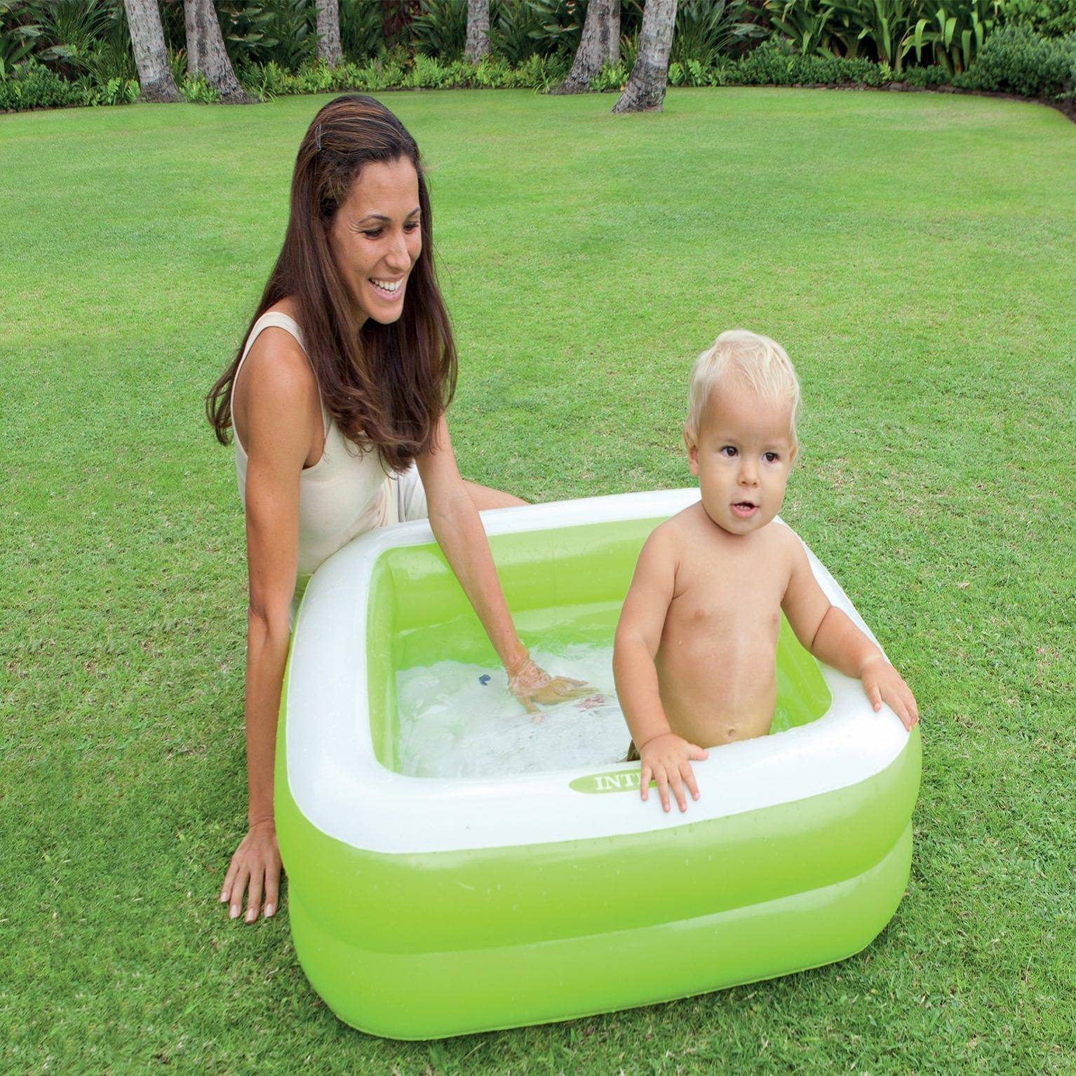 Intex - Piscine Gonflable Carrée Vinyle - INTEX - Image 3
