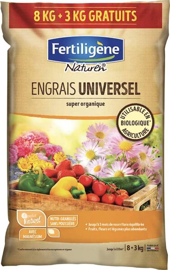 Naturen - Engrais universel 8 KG + 3 KG gratuit - Image 1