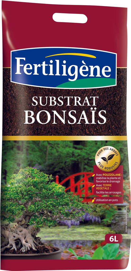 Fertiligène - Substrat bonsaïs 6 L