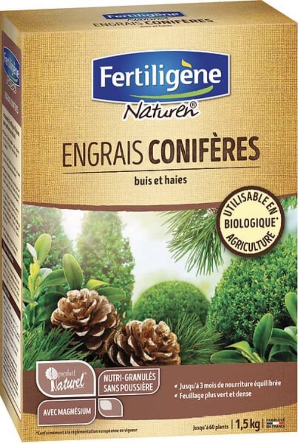 Naturen - Engrais conifères buis engrais organo-minéral 1,5 kg – NATUR - Image 1