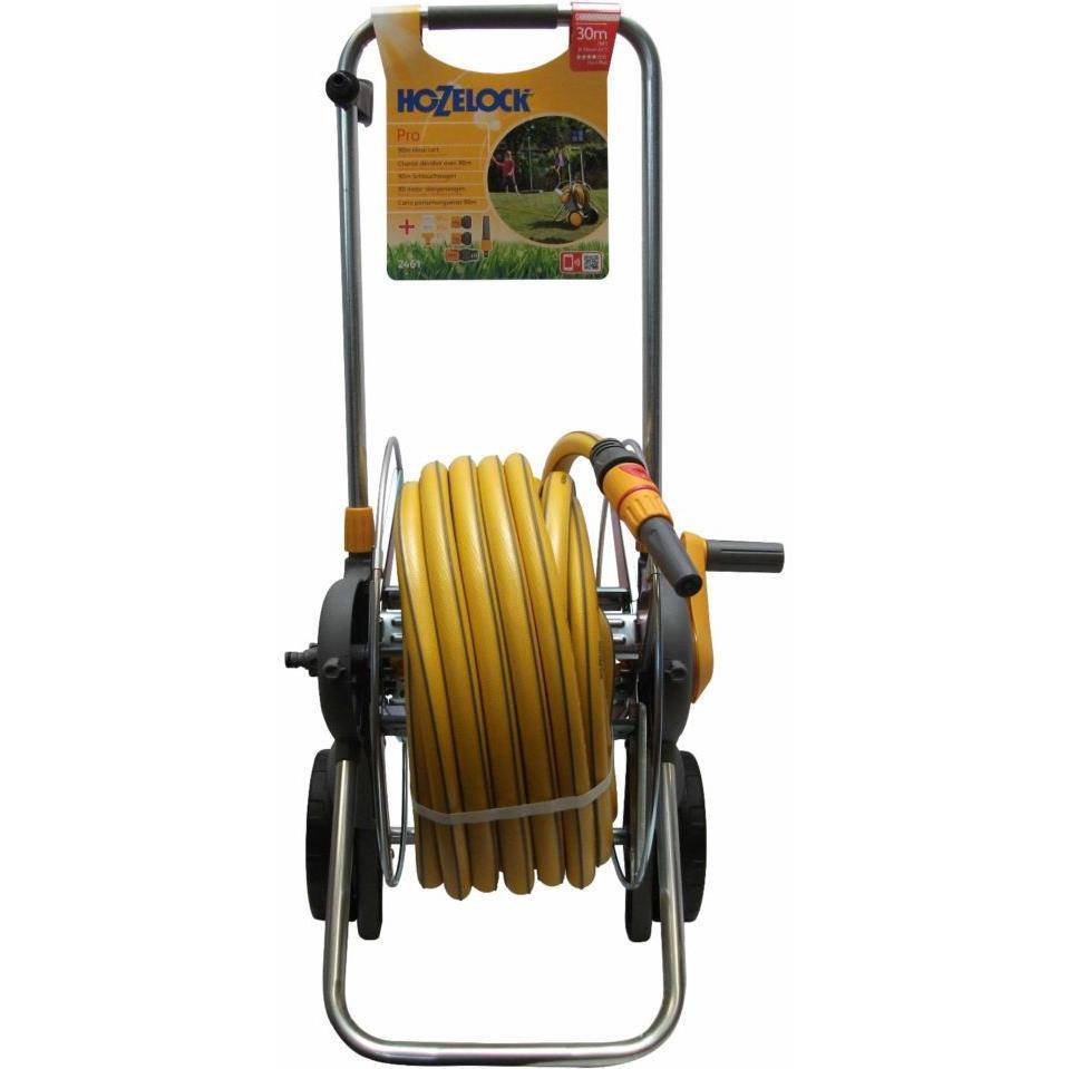 Hozelock - Chariot métal équipé tuyau L. 30m Flexi + Fabriqué en France - HOZELOCK - Image 4