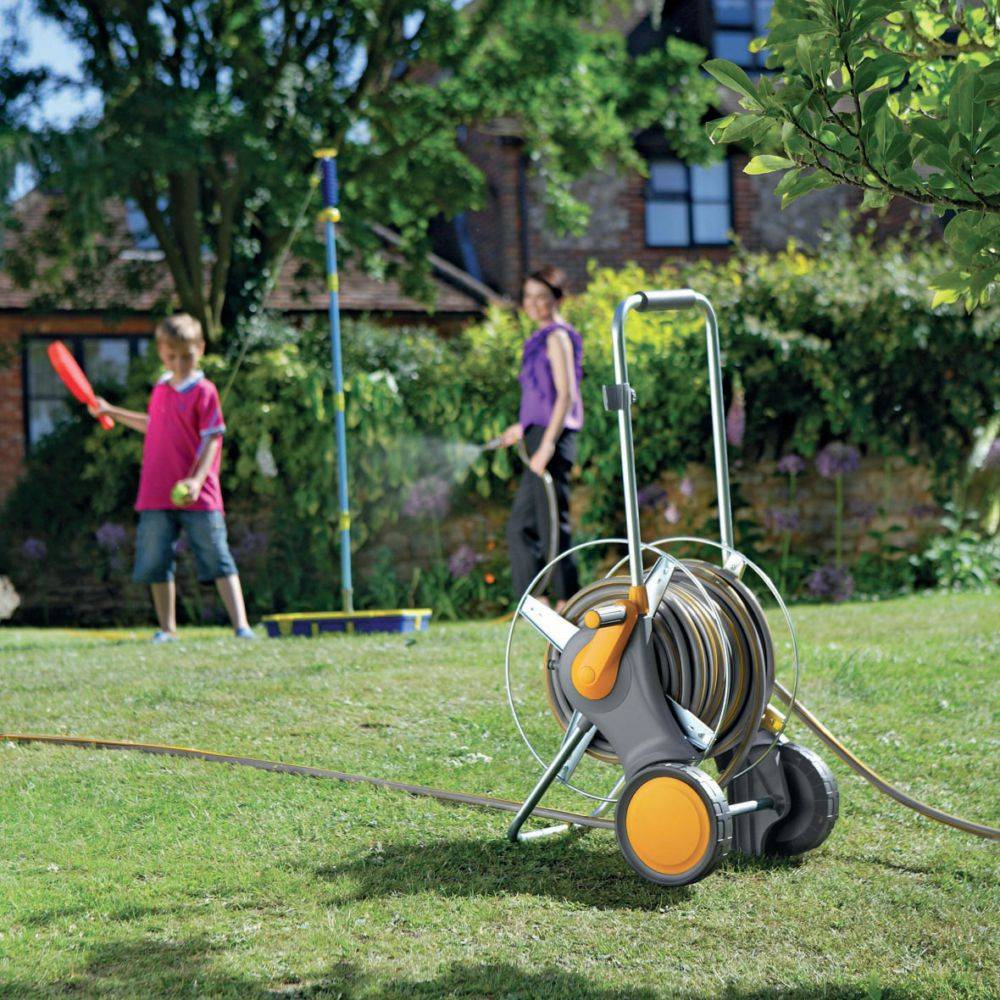 Hozelock - Chariot métal équipé tuyau L. 30m Flexi + Fabriqué en France - HOZELOCK - Image 3