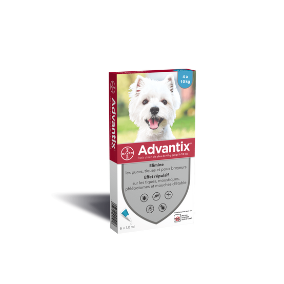 Advantix - Advantix - Traitement antiparasitaire petit chien 6 pipettes